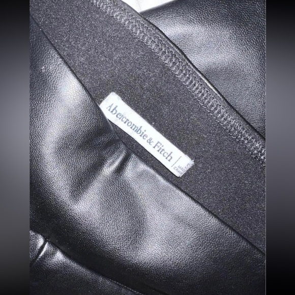 Abercrombie and Fitch Leather Pants - Picture 2 of 2